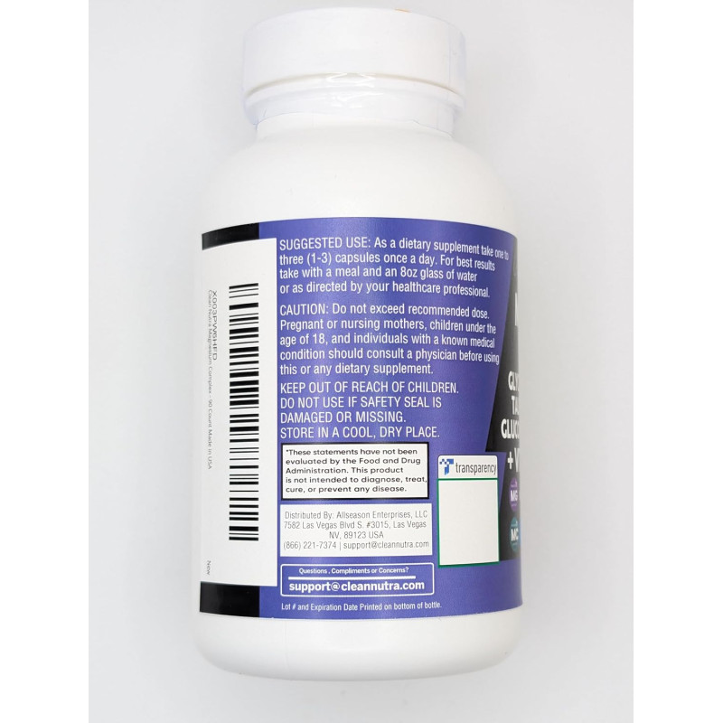 Magnesio Complex Clean Nutraceuticals Magnesio Complex Clean Nutraceuticals