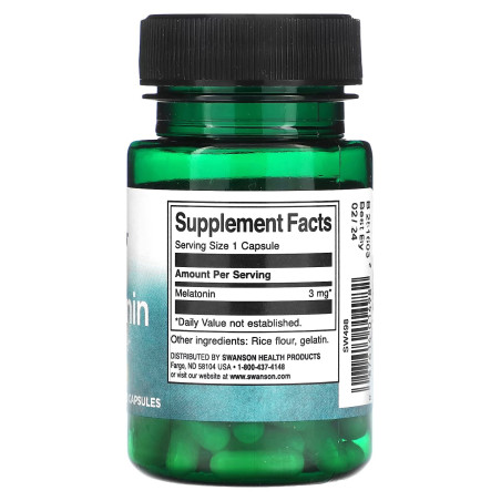 Melatonina Swanson 3mg