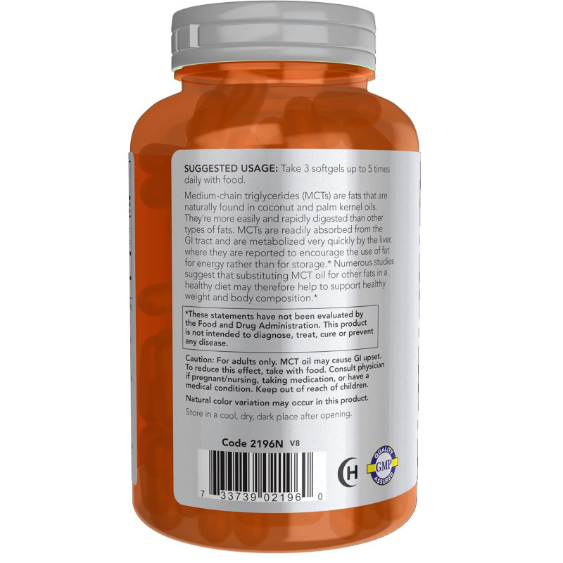 Aceite MCT Now Sports 1.000mg 150cap Aceite MCT Now Sports 1.000mg 150cap