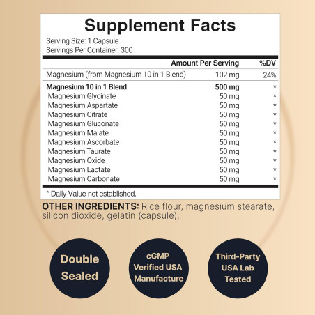 Magnesio Complex NatureBell 500mg 300cap