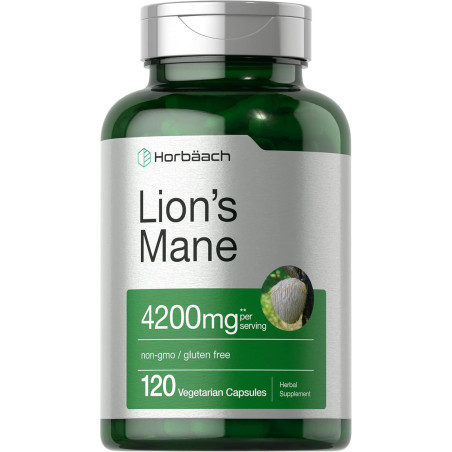 Hongo Melena de León Horbaach 4.200mg  120cap