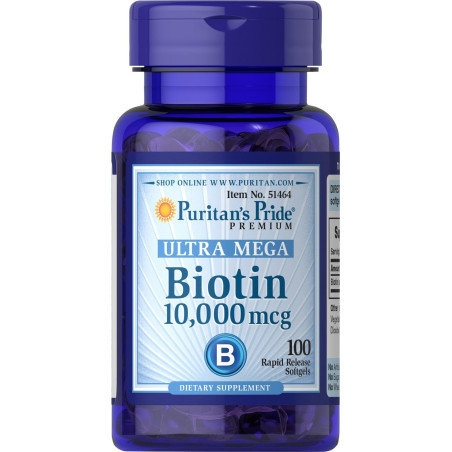 Biotin Puritan´s Pride 10.000mcg 100cap