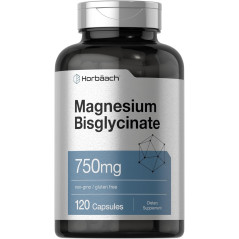 Bisglicinato de Magnesio Horbaach 750mg 120cap