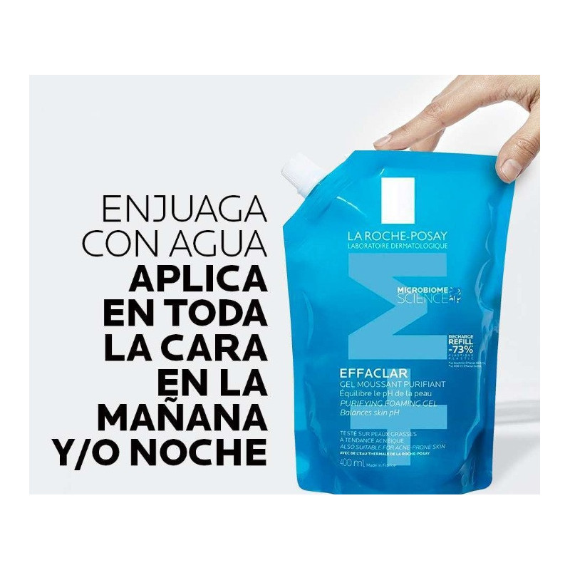 LA ROCHE POSAY Refill Effaclar Gel +M X 400 Ml LA ROCHE POSAY Refill Effaclar Gel +M X 400 Ml