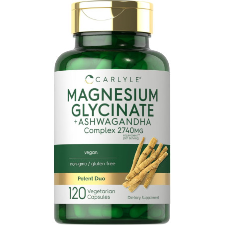 Glicinato+ Ashwandha Carlyle 120 cap
