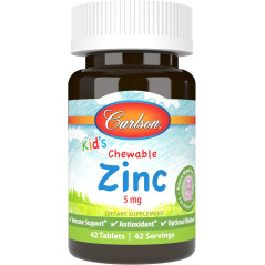 Zinc Carlson 5mg 42tab Masticables