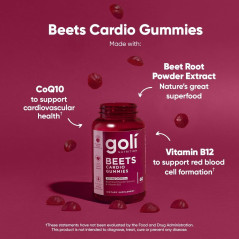 Beets Cardio Golí Nutrition 60 gomitas