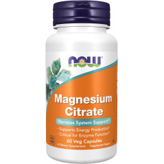 Citrato de Magnesio Now 400mg 60cap