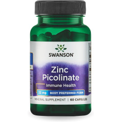 Zinc Picolinato Swanson 22mg 60cap