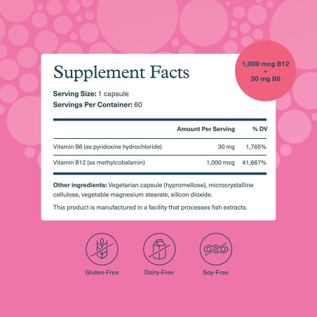 Vitaminas B12 B6 Youtheory