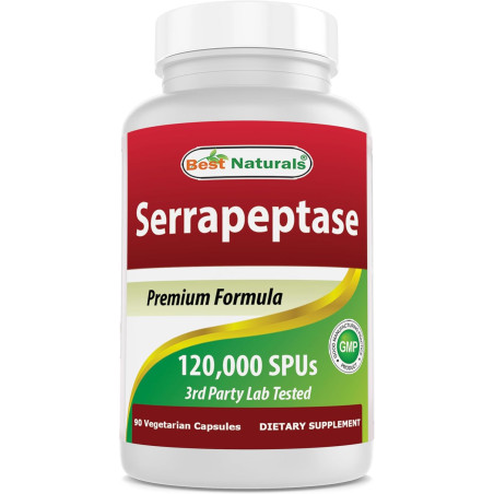 Serrapeptasa Best Naturals 120.000spu 90cap