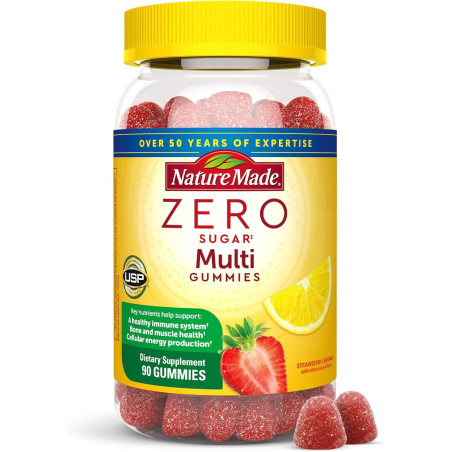 Multi Gummies Zero Sugar Nature Made  90 gomitas