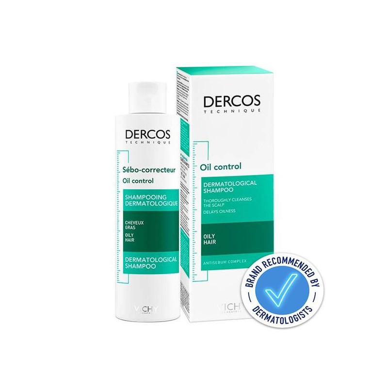 Vichy Dercos Champú Sebo-Control 200ml Vichy Dercos Champú Sebo-Control 200ml