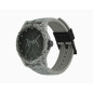 Armani Exchange Reloj de silicona verde 44mm