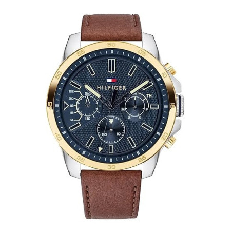 Tommy Hilfigher Reloj Analógico Cuarzo y Acero 46mm
