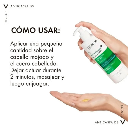 Vichy Dercos Champú Anti Caspa Picores Cabello Normal-Graso