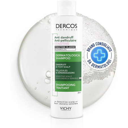 Vichy Dercos Champú Anti Caspa Picores Sensitive