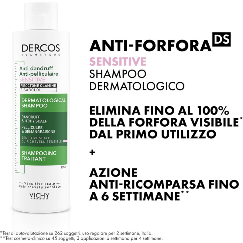 Vichy Dercos Champú Anti Caspa Picores Sensitive
