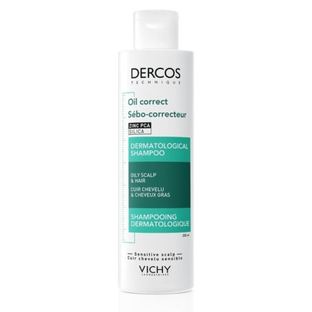 Vichy Dercos Champú Sebo Control Cabello Graso