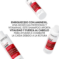 Vichy Dercos Champú Anti Caída Estimulante Energy+