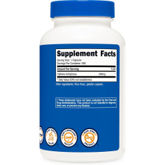 Cafeína Nutricost 200mg 250tab