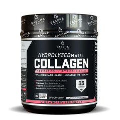 Sascha Fitness Polvo Colágeno Hidrolizado Limonada Fresa