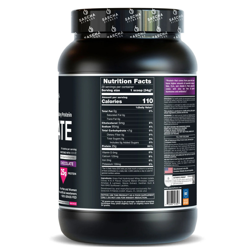 copia de Sascha Fitness Isolate Chocolate