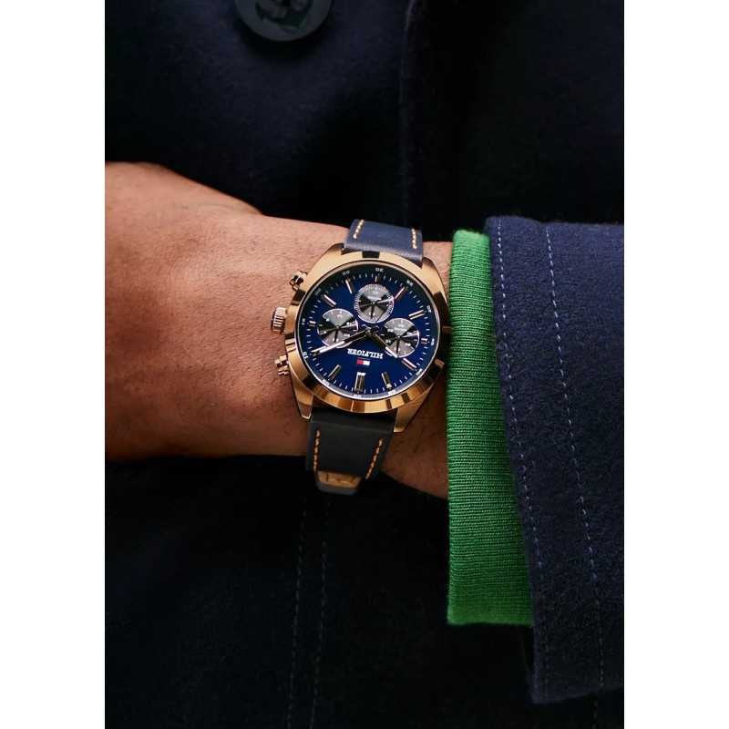 Tommy Hilfiger Reloj Cronógrafo Cuero 40mm