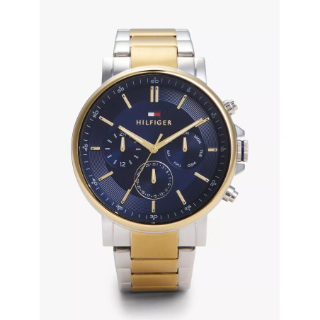 Tommy Hilfiger Reloj multifunción Silver Gold 43 mm