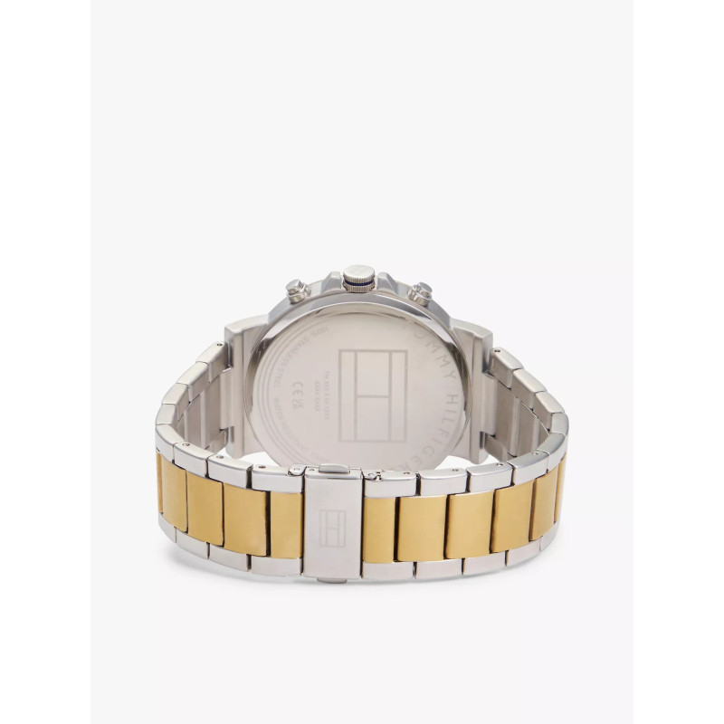 Tommy Hilfiger Reloj multifunción Silver Gold 43 mm