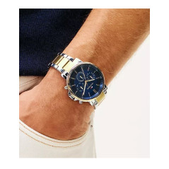 Tommy Hilfiger Reloj multifunción Silver Gold 43 mm