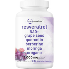 Resveratrol Nad+ Microingredients 3.000mg 240cap