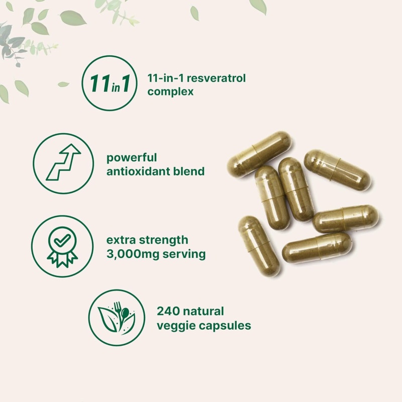 Resveratrol Nad+ Microingredients 3.000mg 240cap Resveratrol Nad+ Microingredients 3.000mg 240cap