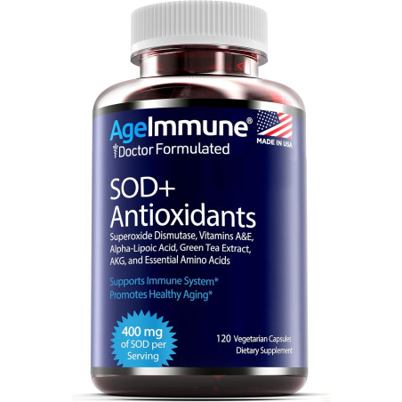 Sod+ Antioxidantes AgeInmune 120cap