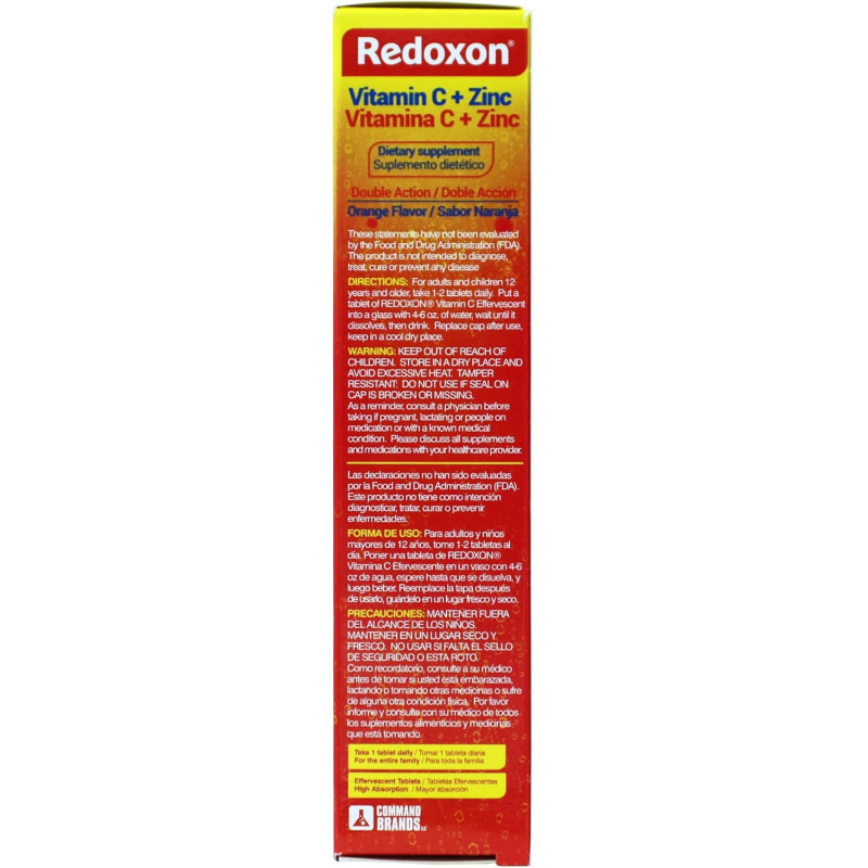 Vitamina C + Zinc Redoxon 1.000mg 20tab Vitamina C + Zinc Redoxon 1.000mg 20tab