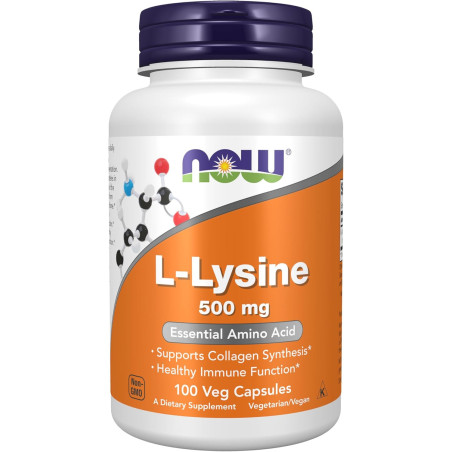 L-Lisina Now 500mg 100cap
