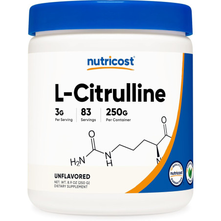 L-Citrulina Nutricost 3gr 83 Servicios