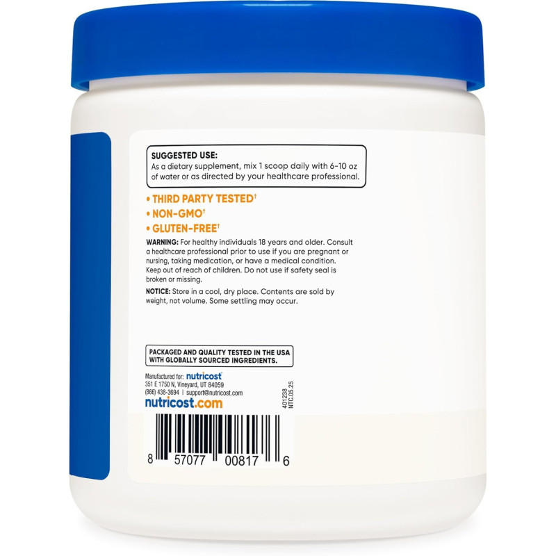 L-Citrulina Nutricost 3gr 83 Servicios L-Citrulina Nutricost 3gr 83 Servicios