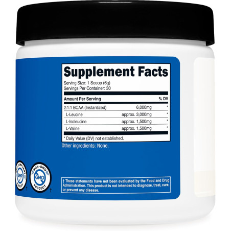 BCAA Nutricost 6gr 30 Servicios