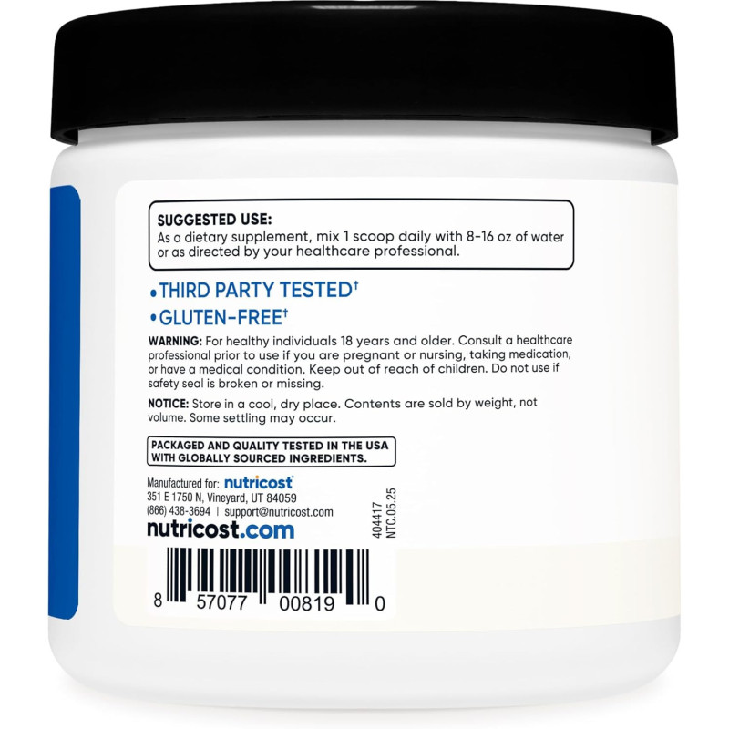 BCAA Nutricost 6gr 30 Servicios BCAA Nutricost 6gr 30 Servicios