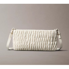 Calvin Klein Bolso Fruncido Tiza