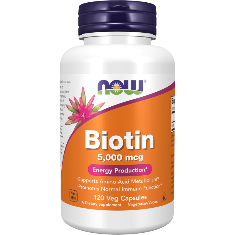 Biotin Now 5.000mcg 120cap Biotin Now 5.000mcg 120cap