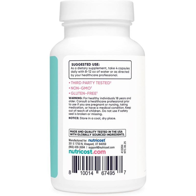 Inositol Myo & D-Chiro Nutricost 2.050mg 120cap Inositol Myo & D-Chiro Nutricost 2.050mg 120cap