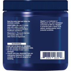 Neuro-Mag Treonato de Magnesio Life Extension Polvo 93gr