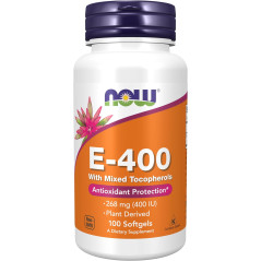 Vitamina E-400 Now 268mg 100cap