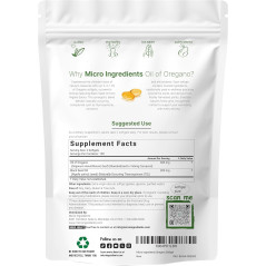 Aceite de Orégano + Aceite de Semilla Negra Micro Ingredients 300cap