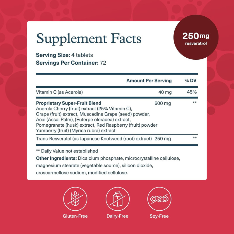 Resveratrol Youtheory 290tab Resveratrol Youtheory 290tab
