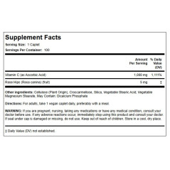 Vitamina C Piping Rock 100tab