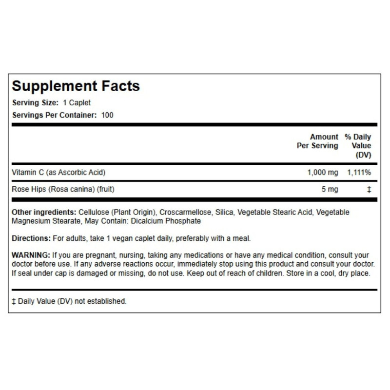 Vitamina C Piping Rock 100tab Vitamina C Piping Rock 100tab