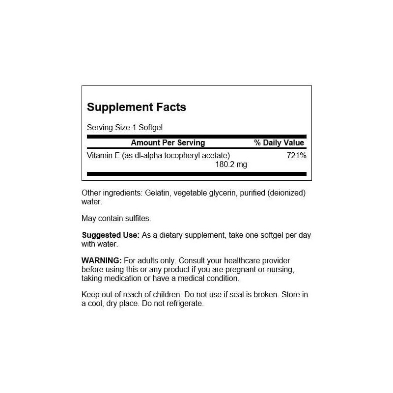 Vitamina E-400 Swanson 60cap Vitamina E-400 Swanson 60cap